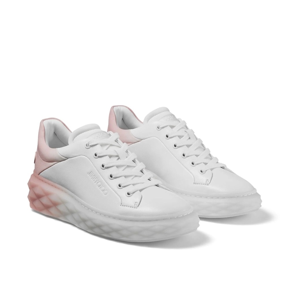 Jimmy Choo Diamond Maxi leather sneakers